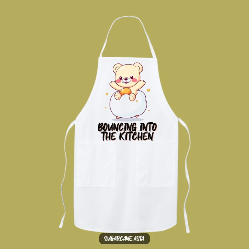 Funny Kawaii Gummy Bear Marshmallow Apron: Cook & Bake With Joy Gift