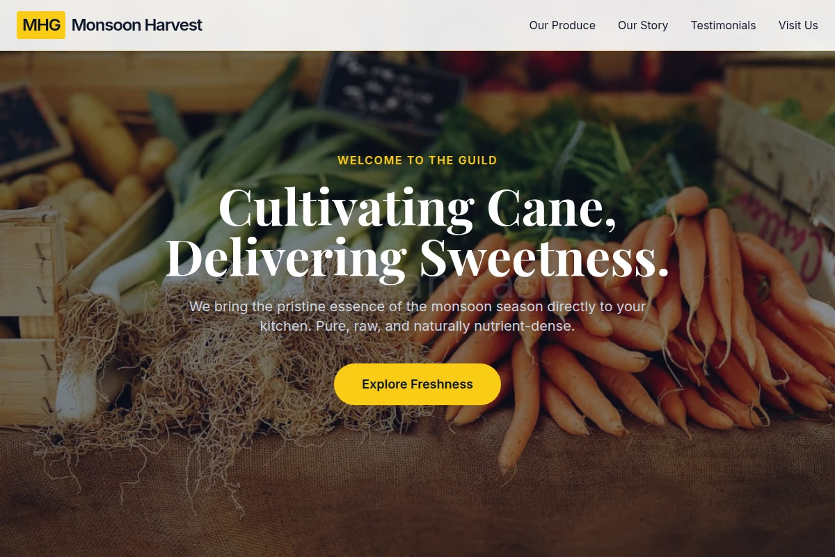 Raw Fresh Produce
