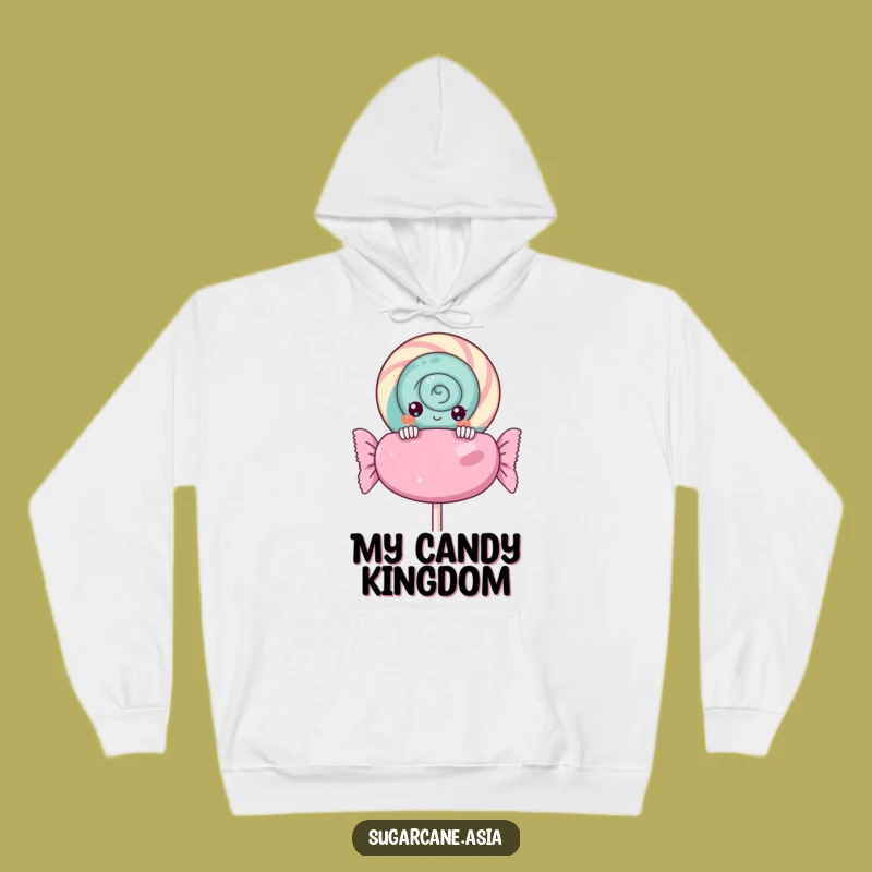 Cozy Funny Kawaii Lollipop Hoodie: Warm Sweet Character Apparel, Perfect Funny Gift