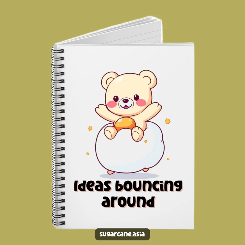 Funny Kawaii Gummy Bear Marshmallow Notebook: Jot Down Ideas With Joy Gift